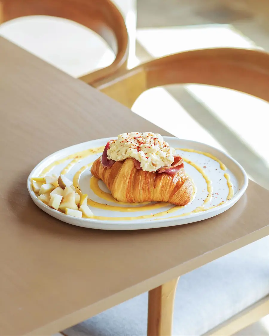 A plated dish from Kuchen, shot for the restaurant's content programme