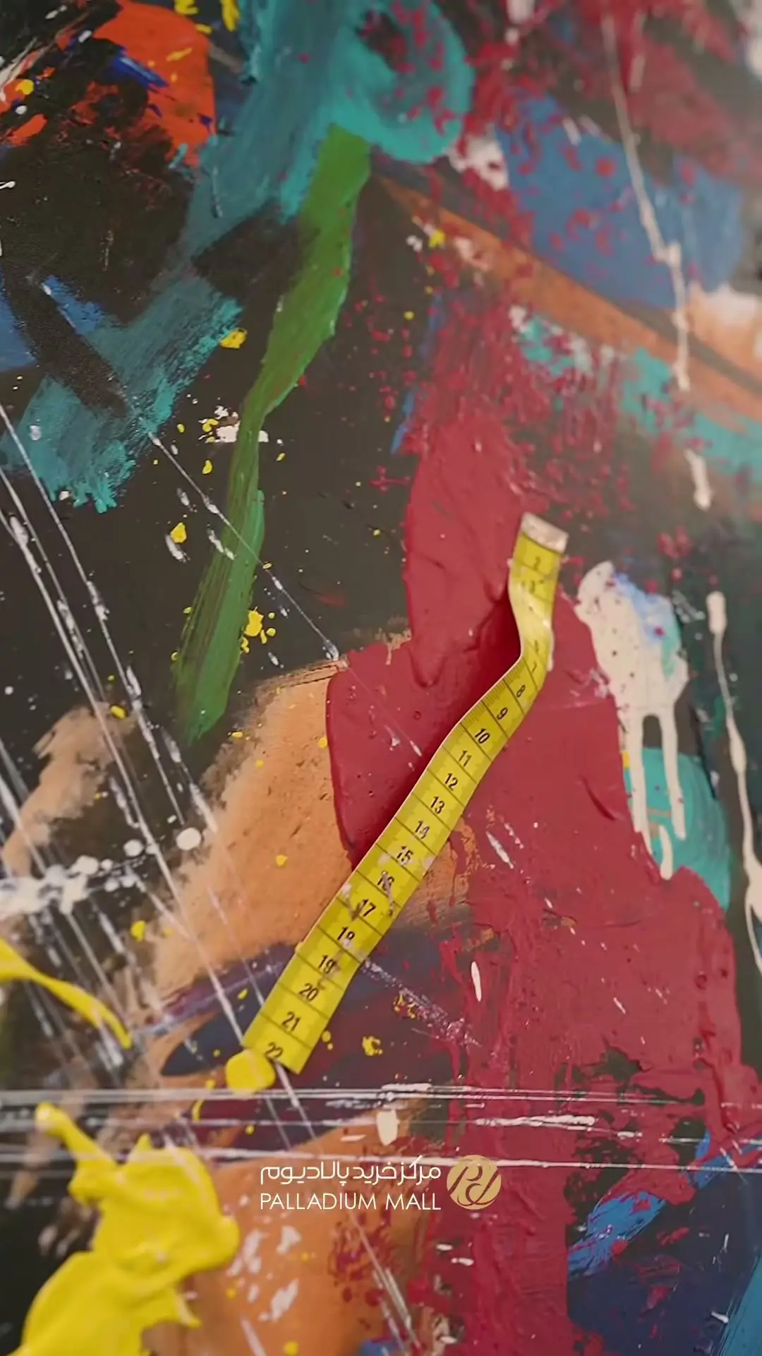 Detail of the live painting in progress